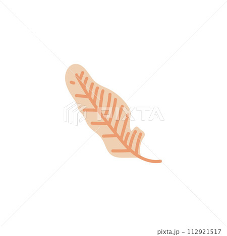 Light feather vector illustration, cartoon fluffy bird plume icon, Wicca pagan faith symbol, esoteric and occult item Light feather vector illustration, cartoon fluffy bird plume icon, Wicca pagan faith symbol, esoteric and occult item 112921517