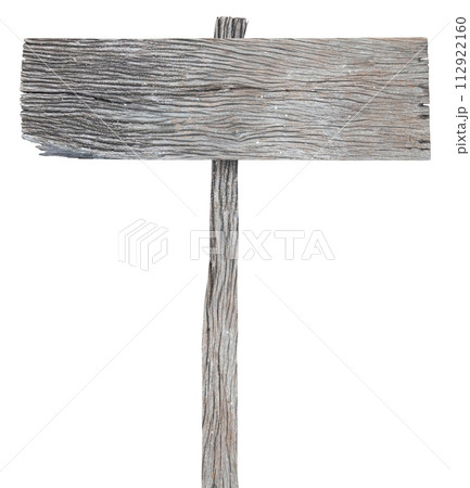Old wooden sign isolated on white background Old wooden sign isolated on white background 112922160