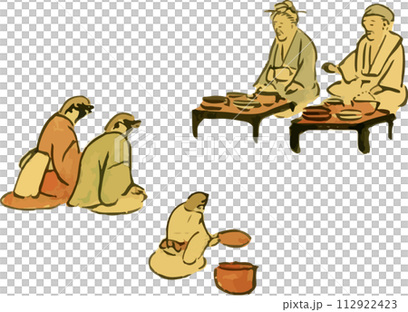 爺爺奶奶在麻雀客棧吃宴_斷舌麻雀 112922423