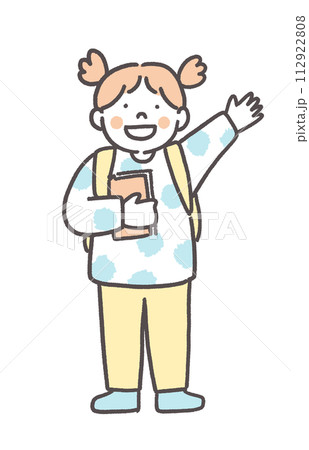 塾に通う女の子 塾に通う女の子 112922808