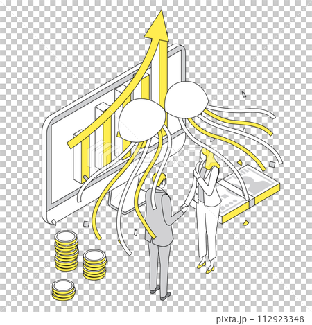 People whose sales have skyrocketed after signing a contract 112923348