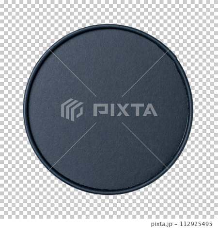 Transparent background PNG/Round box, round carton, circle box, cylindrical gift box from above | Package | Black Transparent background PNG/Round box, round carton, circle box, cylindrical gift box from above | Package | Black 112925495