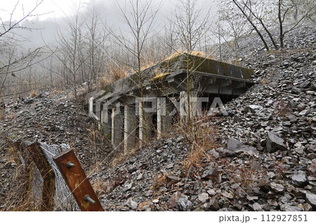 埋まったロックシェッド 112927851