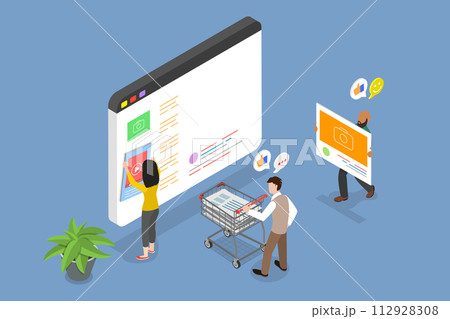 3D Isometric Flat Vector Illustration of UI UX Designers , Web Development, Optimization, User Experience 3D Isometric Flat Vector Illustration of UI UX Designers , Web Development, Optimization, User Experience 112928308