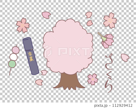 Cherry illustration set Cherry illustration set 112929412
