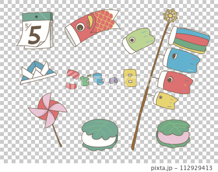 Children's Day illustration set Children's Day illustration set 112929413