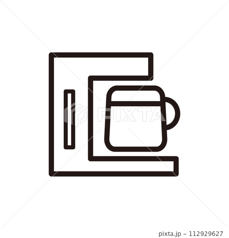 コーヒーメーカーのアイコン 112929627