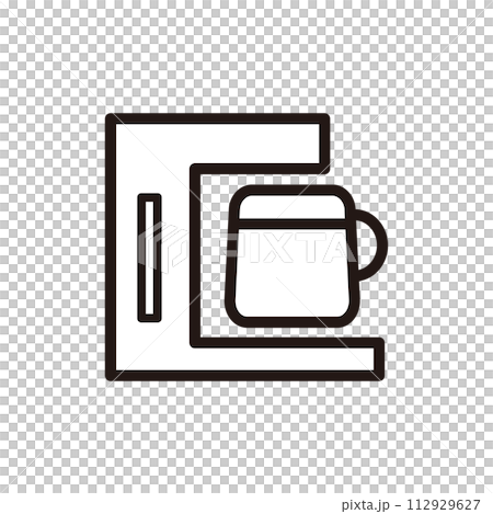 コーヒーメーカーのアイコン 112929627