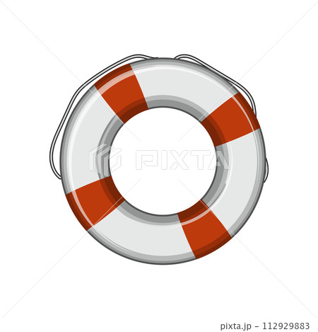 lifesaver lifebuoy cartoon vector illustration lifesaver lifebuoy cartoon vector illustration 112929883