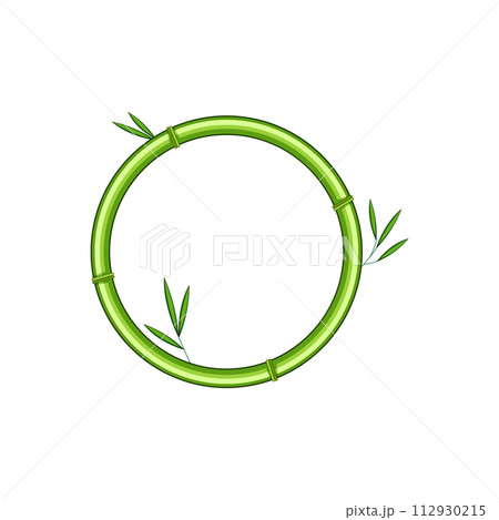 border bamboo frame cartoon vector illustration border bamboo frame cartoon vector illustration 112930215