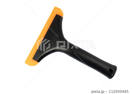 a rubber squeegee 112930485