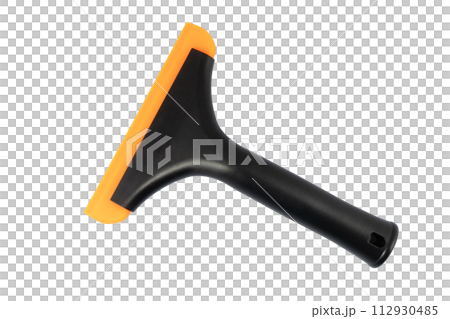 a rubber squeegee 112930485