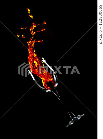 Fire in the glass 112930665
