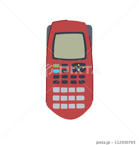 money graphing calculator cartoon vector illustration 112930705