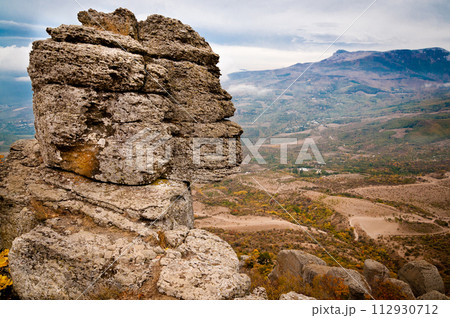 Beautiful view of rocks 112930712