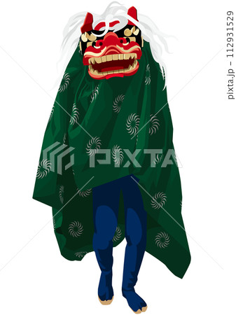 日本の伝統的な文化 獅子舞 日本の伝統的な文化 獅子舞 112931529