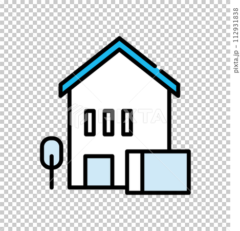 房屋建築圖示【建築系列】 112931838