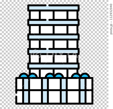 Commercial building icon [Building series] 112932040