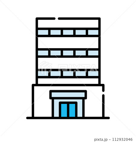 建物　アイコン【建物シリーズ】 112932046