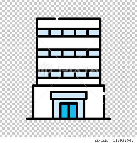 建物　アイコン【建物シリーズ】 112932046