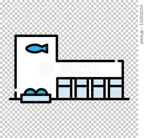 Aquarium icon [building series] 112932253