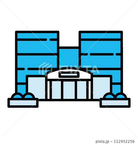 建物　アイコン【建物シリーズ】 112932256