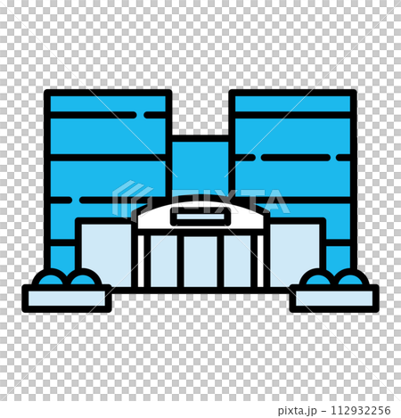 建物　アイコン【建物シリーズ】 112932256