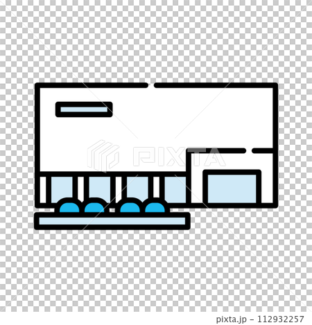 公共施設　アイコン【建物シリーズ】 112932257
