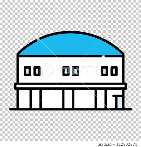 Gymnasium icon [Building series] 112932273