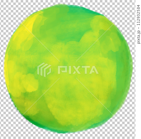 Watercolor wet painting colour blending bubble circle sphere brush texture illustration background art 112932584