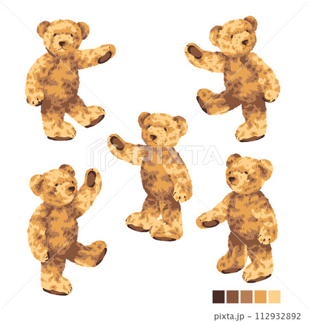 可愛いクマのイラスト素材 112932892