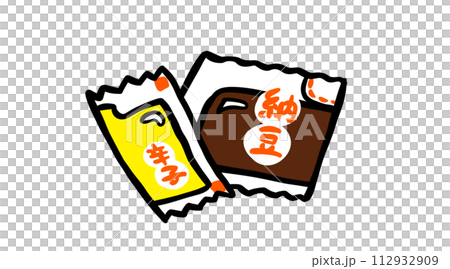 Natto sauce and mustard Natto sauce and mustard 112932909
