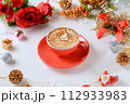 カフェラテ 112933983