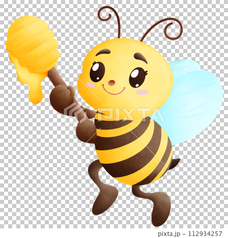 Bee and honey 112934257
