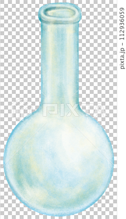 Illustration of a round bottom flask experiment 112936059