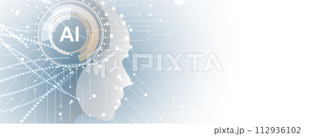 Abstract Artificial intelligence. Cloud computing. Machine learning. Technology web background. Virtual concept futuristic background Abstract Artificial intelligence. Cloud computing. Machine learning. Technology web background. Virtual concept futuristic background 112936102