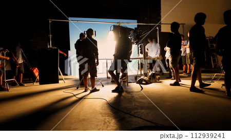 video production behind the scenes of making of TV commercial movie shoot video production behind the scenes of making of TV commercial movie shoot 112939241