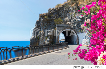 road of Amalfi coast, Italy road of Amalfi coast, Italy 112939598