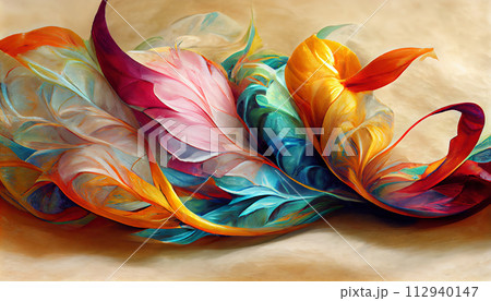 Colorful vintage organic bacground 112940147