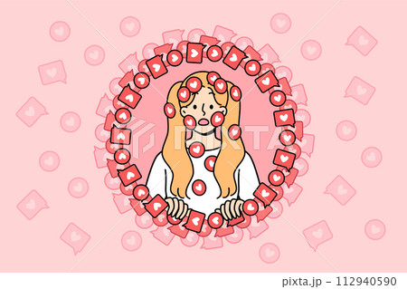 Little girl frightened by overabundance of positive reactions and responses from subscribers to blog Little girl frightened by overabundance of positive reactions and responses from subscribers to blog 112940590