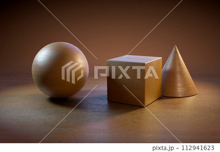 Three basic geometric shapesのイラスト素材 [112941623] - PIXTA
