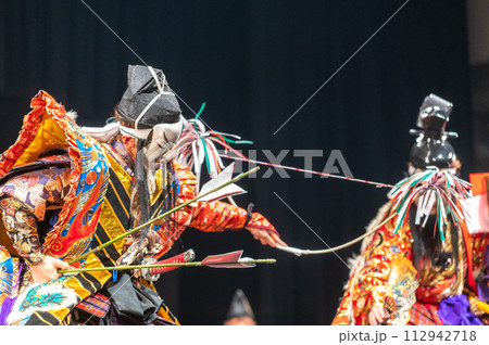 迫力満点　石見神楽 112942718