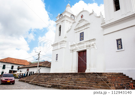 Cathedral of Saint Michael the Archangel located at the central square of the Heritage Town of Guaduas in Colombia Cathedral of Saint Michael the Archangel located at the central square of the Heritage Town of Guaduas in Colombia 112943140
