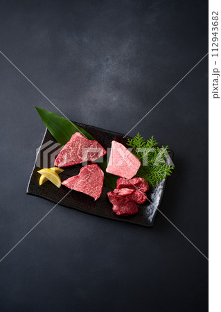 国産和牛 色々な部位の盛り合わせ 国産和牛 色々な部位の盛り合わせ 112943682