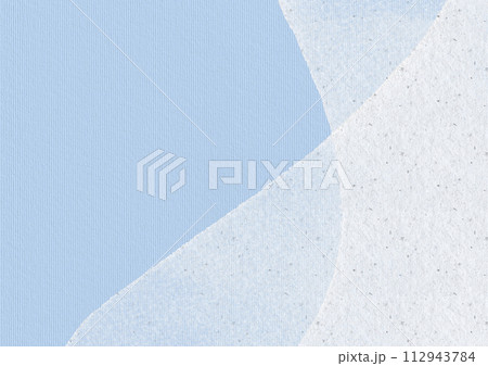 水色と白色の抽象的な曲線アート 水色と白色の抽象的な曲線アート 112943784