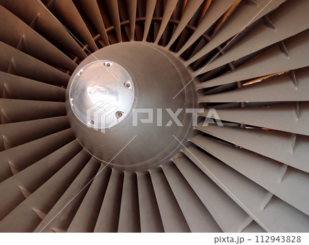 Jet engine fan Jet engine fan 112943828