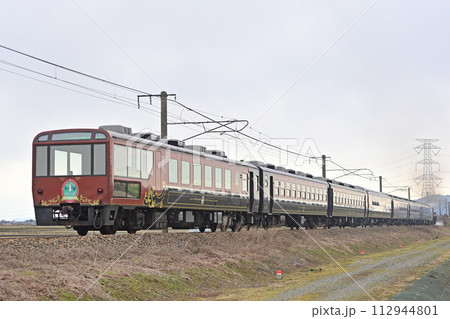 羽越本線　月岡ー中浦　JR東日本　C57-180＋12系（新津）　SL村上ひな街道 112944801