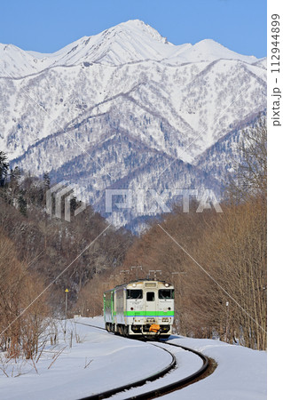 根室本線　山部ー下金山　JR北海道　キハ40-1707（旭川） 112944899