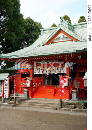 横から見る大汝牟遅神社 横から見る大汝牟遅神社 112945660