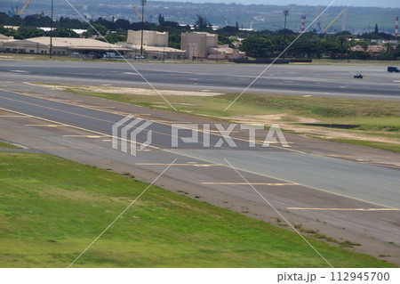 Airport Runway at Honolulu Airport Airport Runway at Honolulu Airport 112945700